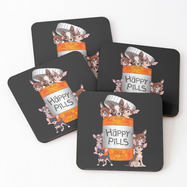 Item preview, Happy Pills Chihuahua T-shirt designed and sold by dorisjoycek.