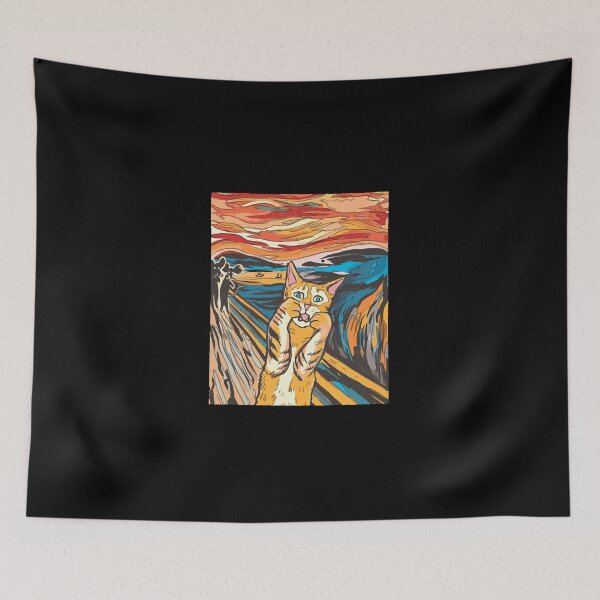 Item preview, Cat Art  Munch Scream  designed and sold by Minors96.