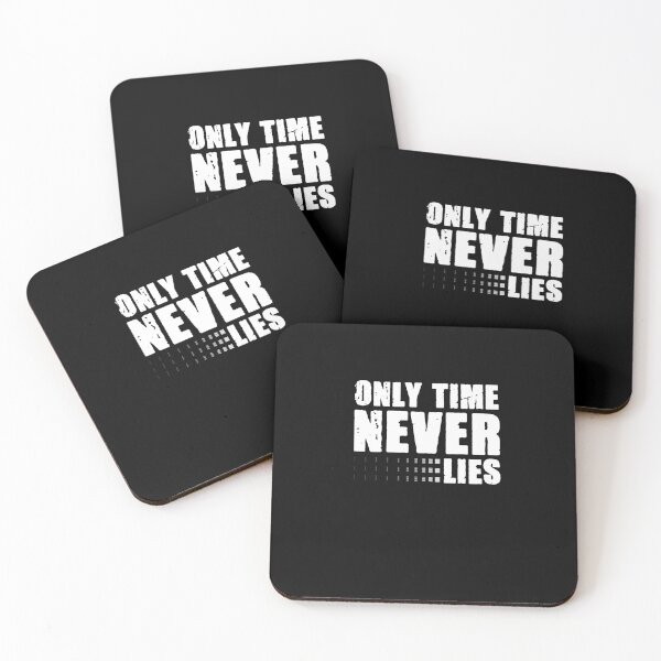Item preview, Only Time Never Lies - Motivational Quotes designed and sold by ildafdhome.