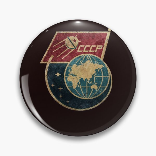 Item preview, CCCP Flag Satellite Essential TShirt1488 designed and sold by DustyGutmann.