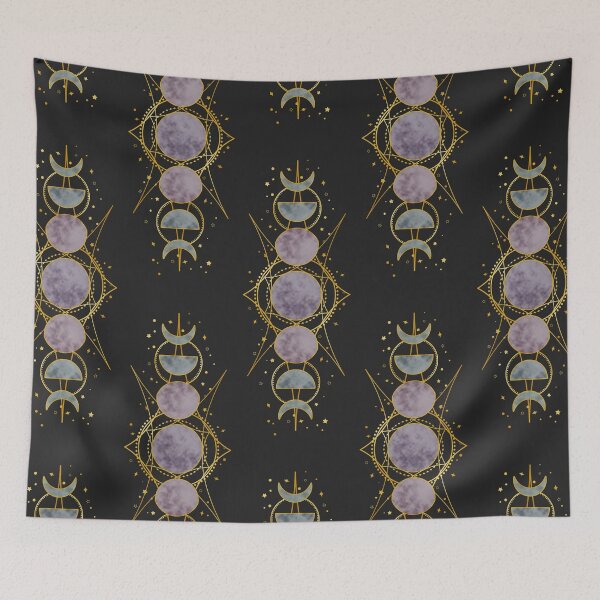 Item preview, Gold Moonphases designed and sold by cyleki.