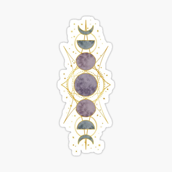 Item preview, Gold Moonphases designed and sold by cyleki.
