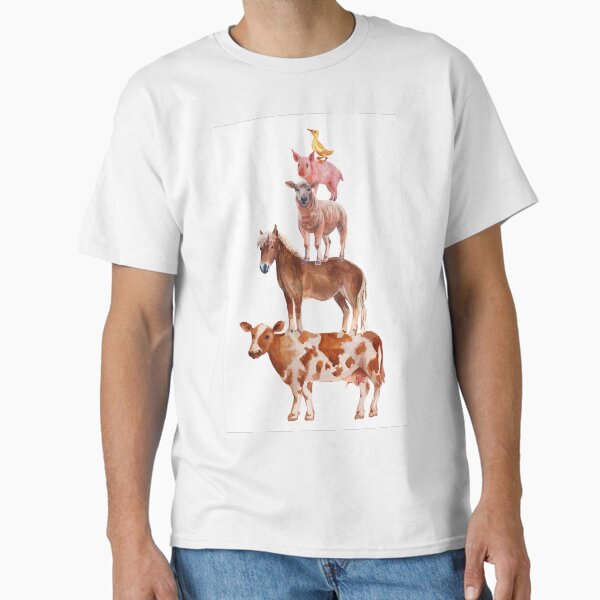 Vista previa del artículo con la obra «acuarela de animales de granja.», diseñado y vendido por LiliyaSavelieva.