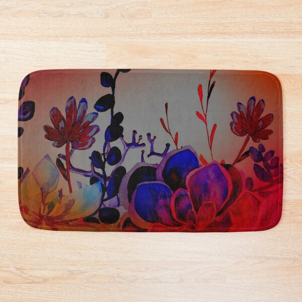 Item preview, Botanic Sunset | Floral Watercolour Design with Red Wash | Raise Your Vibration designed and sold by JillyJ05.