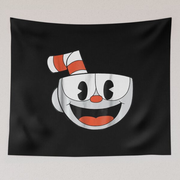Item preview, Cuphead Big Smiling Face Video Game Graphic designed and sold by Deaklaszlo.