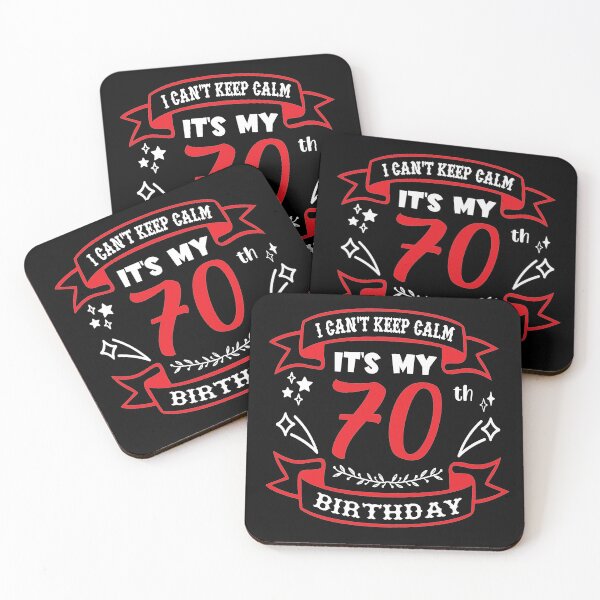 Item preview, I can't keep calm it's my 70th birthday designed and sold by koonam.