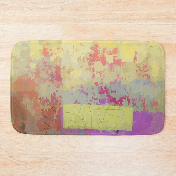 Item preview, Brightly colored wall in oranges and yellows - art - print - pillow - housewares - home goods - bedding designed and sold by Boho Contessa.