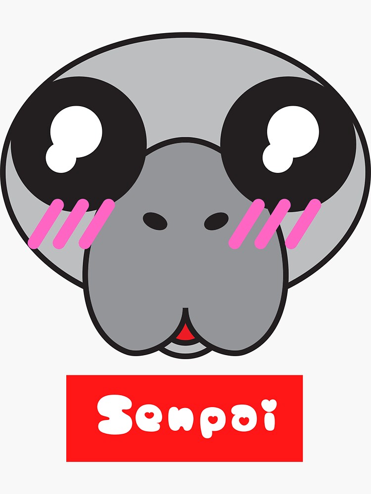 "Kawaii Florida Manatee | Protect our Sea Cows" Sticker for Sale by