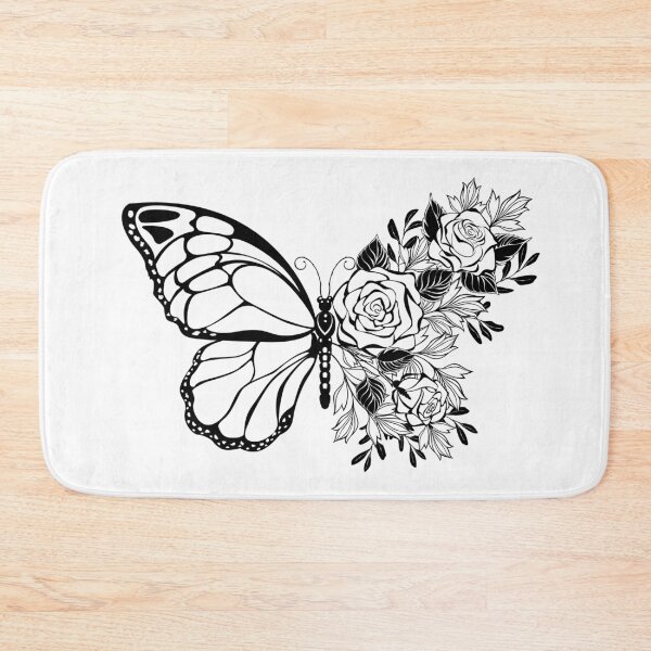 Item preview, Flower Butterfly with Rose designed and sold by Blackmoon9.