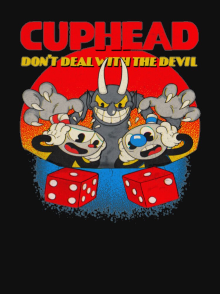 Cuphead Mugman Dont Deal With The Devil T Shirt For Sale By Deaklaszlo Redbubble Cuphead T 3499