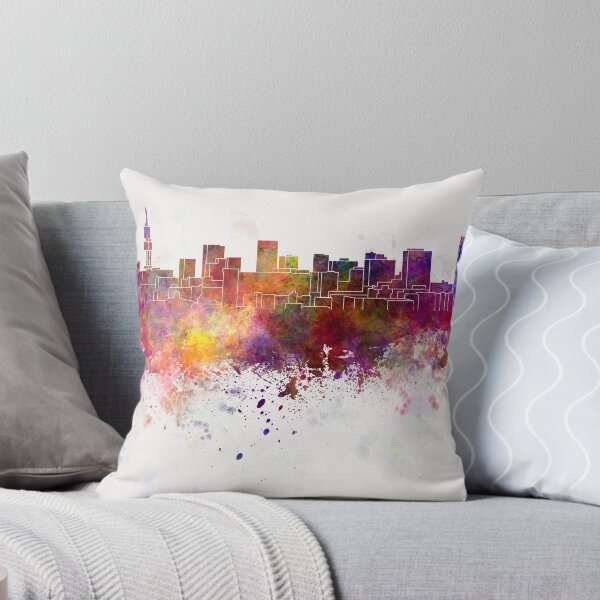 Item preview, Pretoria skyline in watercolor background designed and sold by paulrommer.