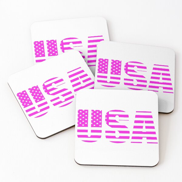 Item preview, Una bandera americana rosa cortada y brillante. designed and sold by NancyEle.