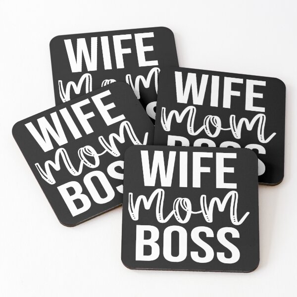 Item preview, Wife mom boss designed and sold by pnkpopcorn.