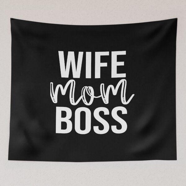 Item preview, Wife mom boss designed and sold by pnkpopcorn.