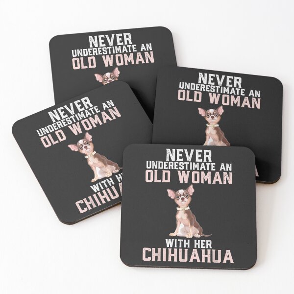 Item preview, Never Underestimate Funny Grandma Chihuahua Dog Lover Women designed and sold by dorisjoycek.