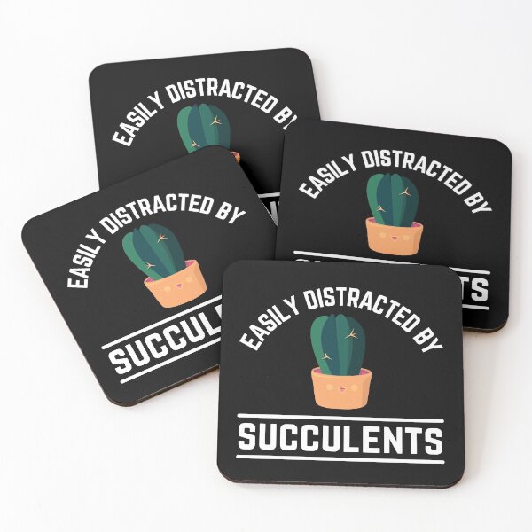 Item preview, Easily Distracted By Succulents designed and sold by CeciLop.