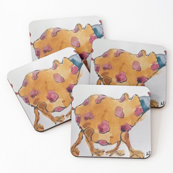 Item preview, caucasian cow singing on the rain designed and sold by mito11.