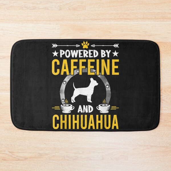 Item preview, Powered By Caffeine and Chihuahua Dog Lovers designed and sold by dorisjoycek.