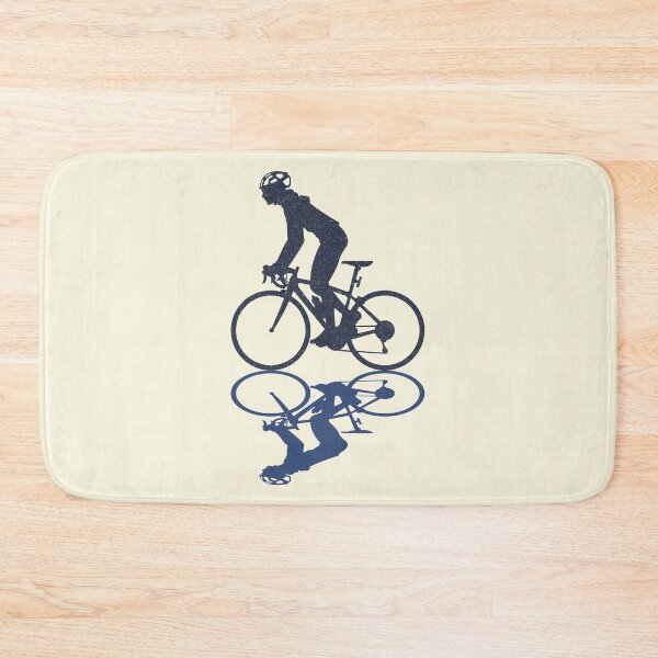 Item preview, Shadow of the Bicycle Rider | Dark Blue | Cycling designed and sold by DrawingBoard.