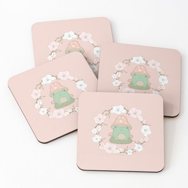 Item preview, Cottagecore Frog & Floral Wreath designed and sold by GrimButterfly.