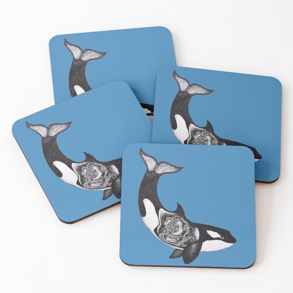 Item preview, Orca and The Diver designed and sold by RewildJane.