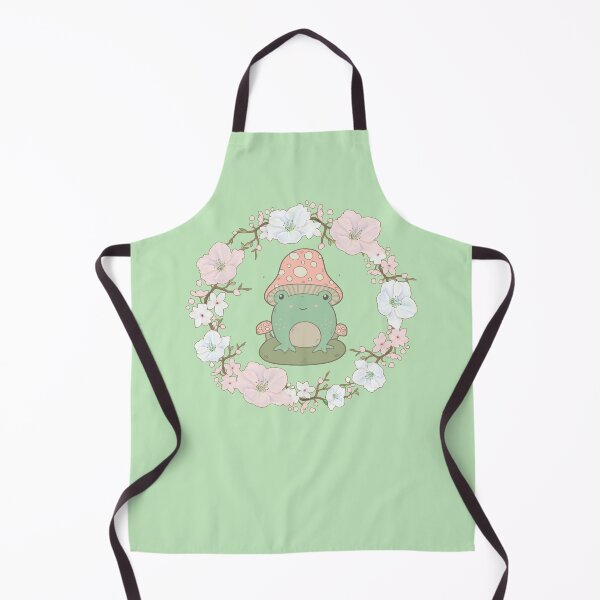 Item preview, Cottagecore Frog & Floral Wreath designed and sold by GrimButterfly.