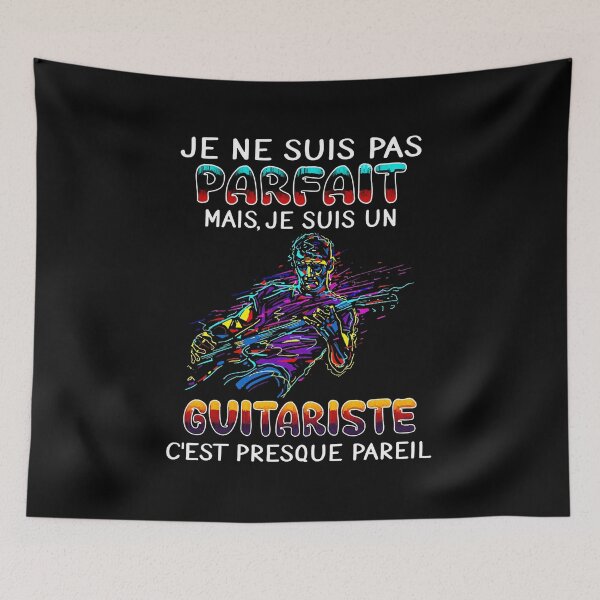 Item preview, LE NE SUIS PAS PARFAIT MAIS JE SUIS UN GUITARISTE designed and sold by Danepshop.