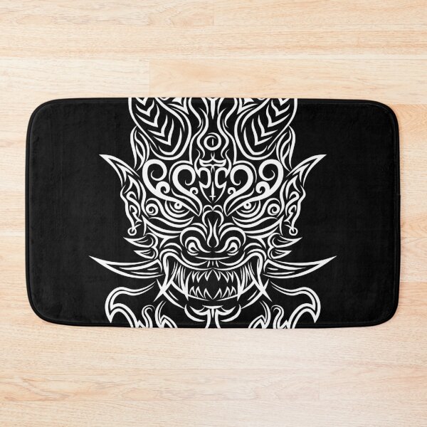 Item preview, Oni (White on Black) designed and sold by 11thIdeaDesigns.