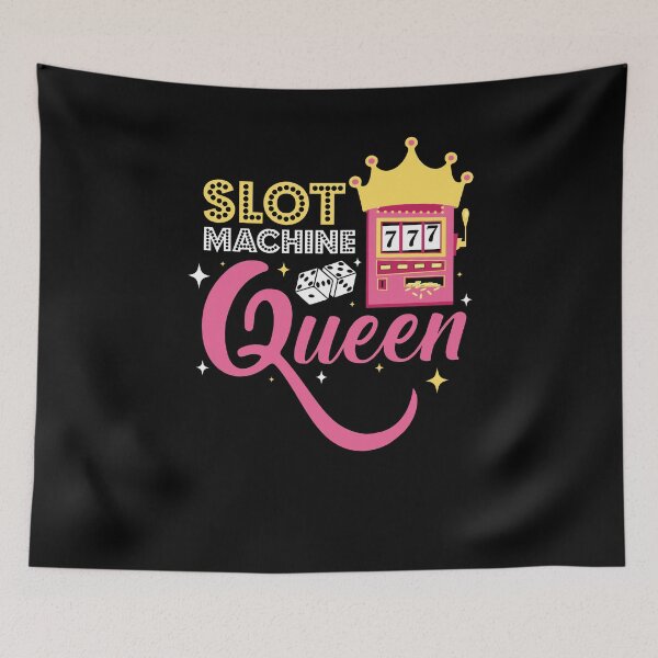 Item preview, Slot Machine Queen - Funny Casino Gambling Gambler designed and sold by Mc-R.