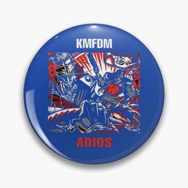 Item preview, KMFDM Adios Men Short Sleeve Round Neck Summer  designed and sold by ErnserLessie.