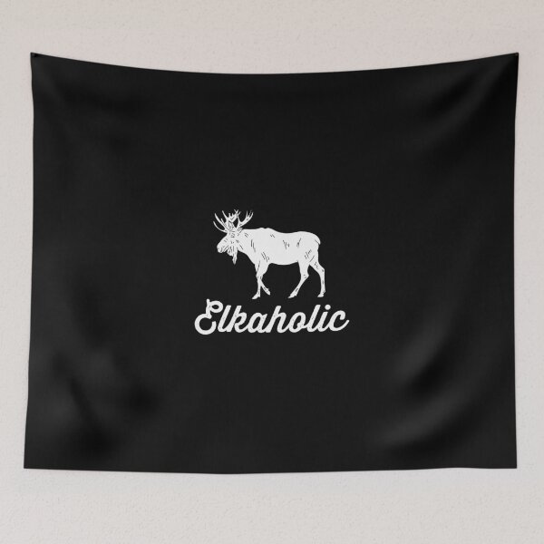 Item preview, Funny Elk Hunting Elkaholic For Hunters designed and sold by ryannokune.