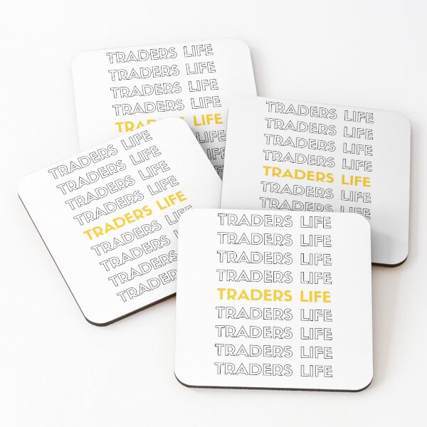 Item preview, Traders Life Typography (black) designed and sold by TraderShirts.