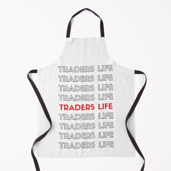 Item preview, Traders Life Typography (black red) designed and sold by TraderShirts.