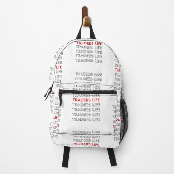 Item preview, Traders Life Typography (black red) designed and sold by TraderShirts.