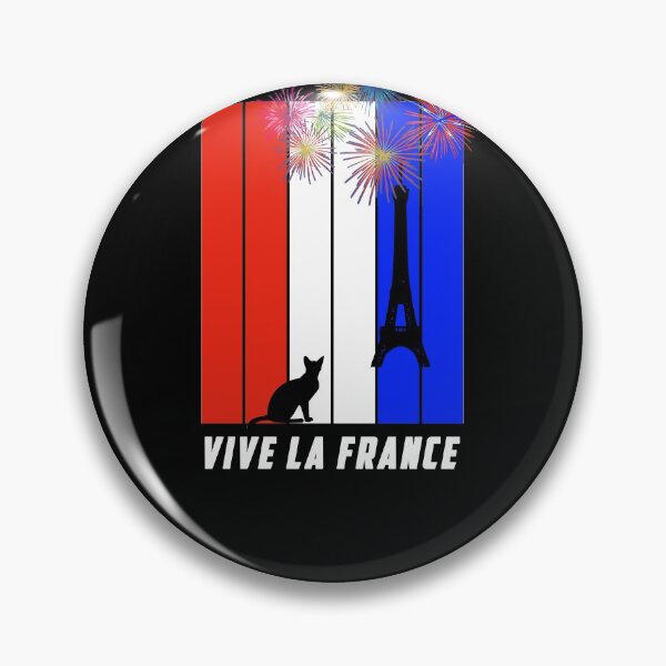 Item preview, Bastille Day 14 July French Tricolore Cat Funny Classic T-Shirt designed and sold by markaam.