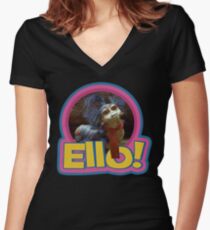 Ello! Women's Fitted V-Neck T-Shirt