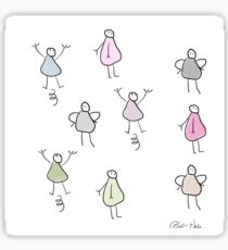 Cute design of cute mens Sticker