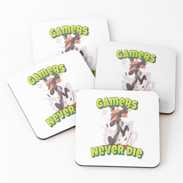 Item preview, Gamers Never Die designed and sold by WordsGamersUse.