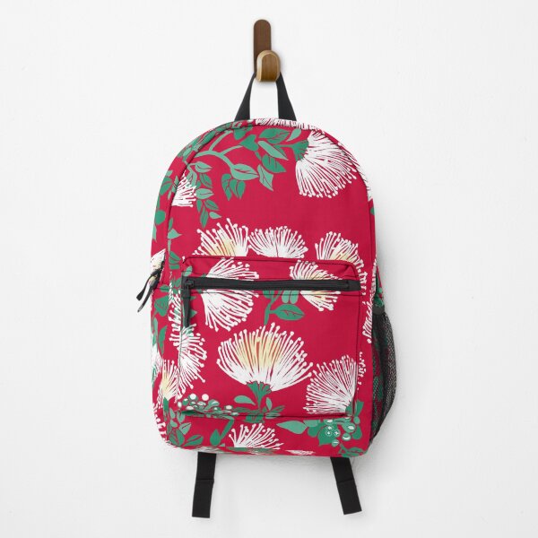 Item preview, Hawaii 'Ohi'a Lehua Puakea on Red designed and sold by Linda Maliuana.