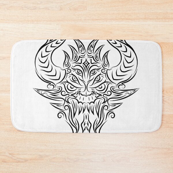 Item preview, Demon King (Black on White) designed and sold by 11thIdeaDesigns.
