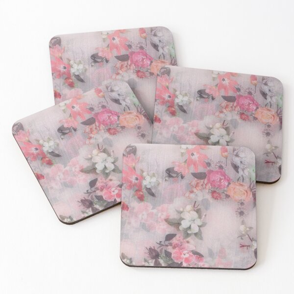Item preview,  Peach-Pink and Black Flower  designed and sold by JustineAloysius.
