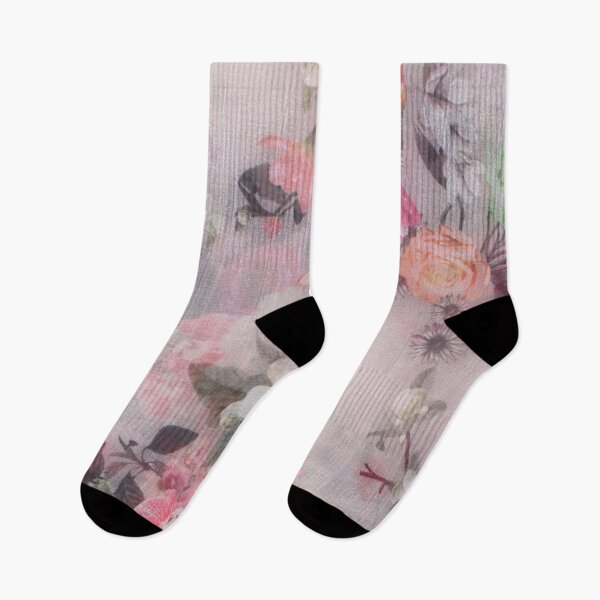 Item preview,  Peach-Pink and Black Flower  designed and sold by JustineAloysius.