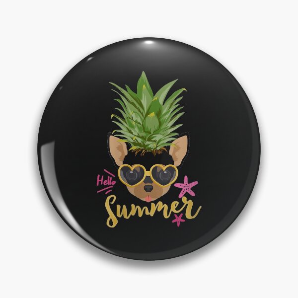 Item preview, Womens Pineapple Shirt for Kids Boys Girls Chihuahua Hello Summer V-Neck designed and sold by dorisjoycek.