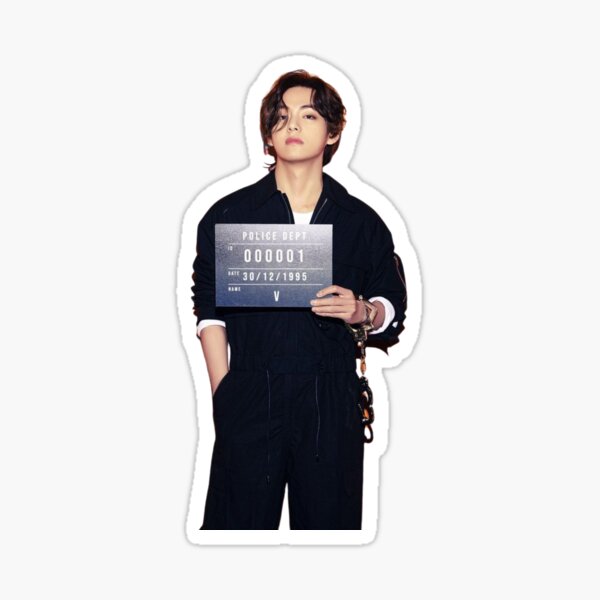 BTS V Taehyung - Permisos para bailar - Butter Ver. 2 (1) Pegatina