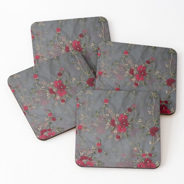 Item preview,  Multi Coloured Floral Thread Embroidery designed and sold by JustineAloysius.