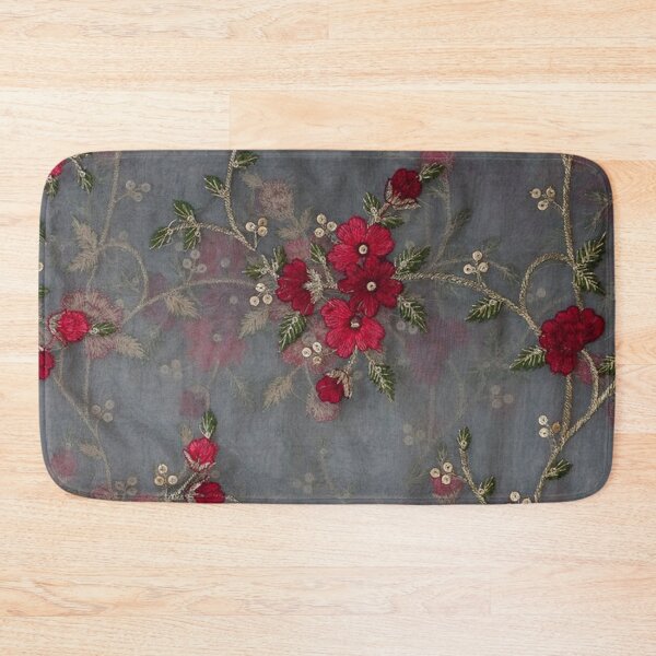 Item preview,  Multi Coloured Floral Thread Embroidery designed and sold by JustineAloysius.