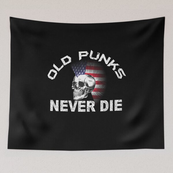 Item preview, Old punks never die TShirt designed and sold by DukeSTaurus.