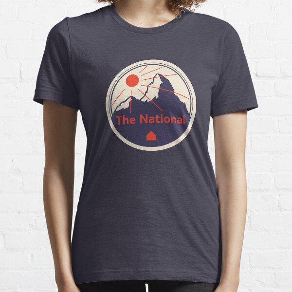 The National - amazing indie rock / alternative band. 'Mountain and Sun' vintage badge graphic. Essential T-Shirt