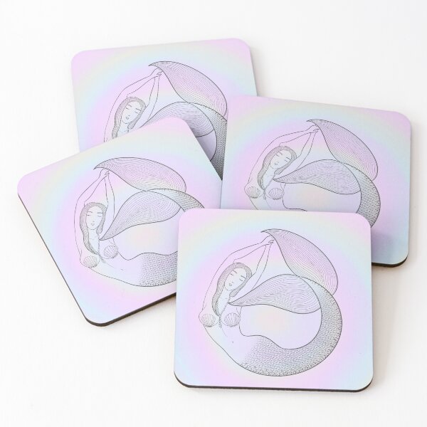 Item preview, Full Circle Mermaid - Moonstone designed and sold by MerbabeDesigns.