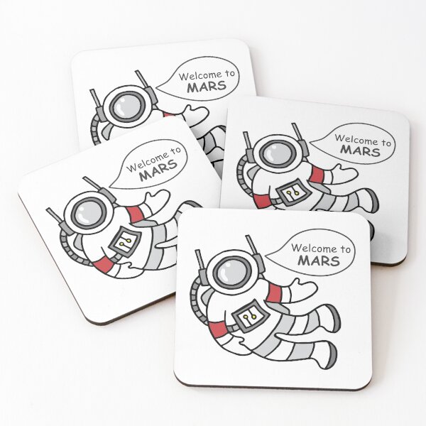 Item preview, Welcome to MARS astronaut designed and sold by dedesuperman.